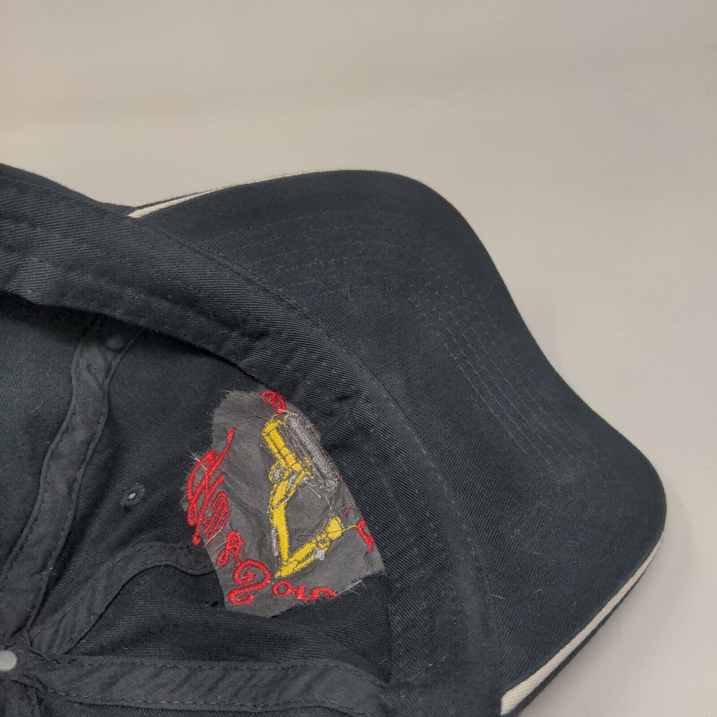Hill & Son Excavating Strapback Hat Black One Size Port & Company