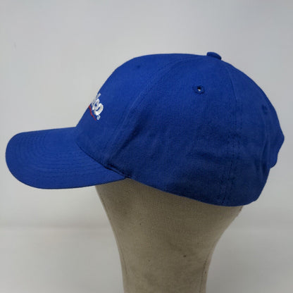 AC Delco Men's Strapback Hat Blue OSFM Embroidered Logo Cotton