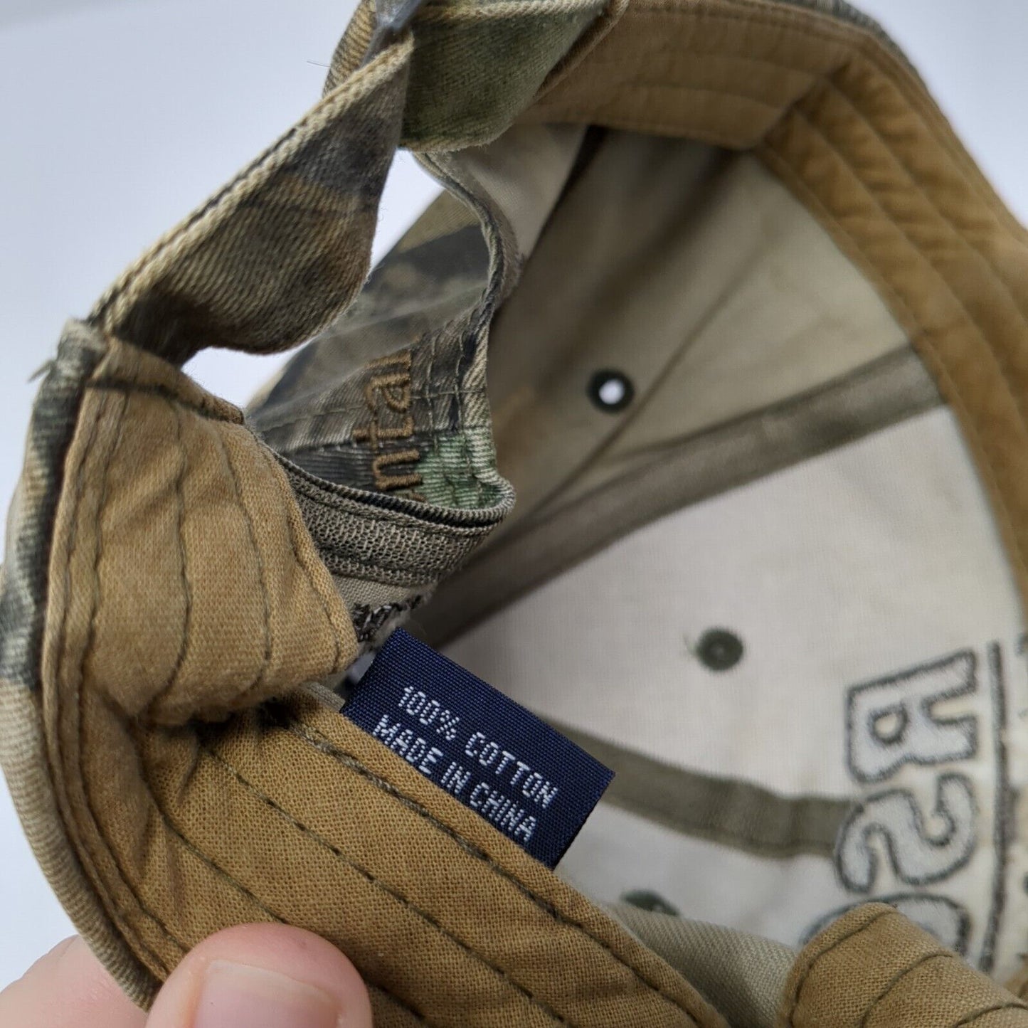 RSC Equipment Rental Slideback Hat Camouflage OSFA Embroidered 6 Panel Cotton