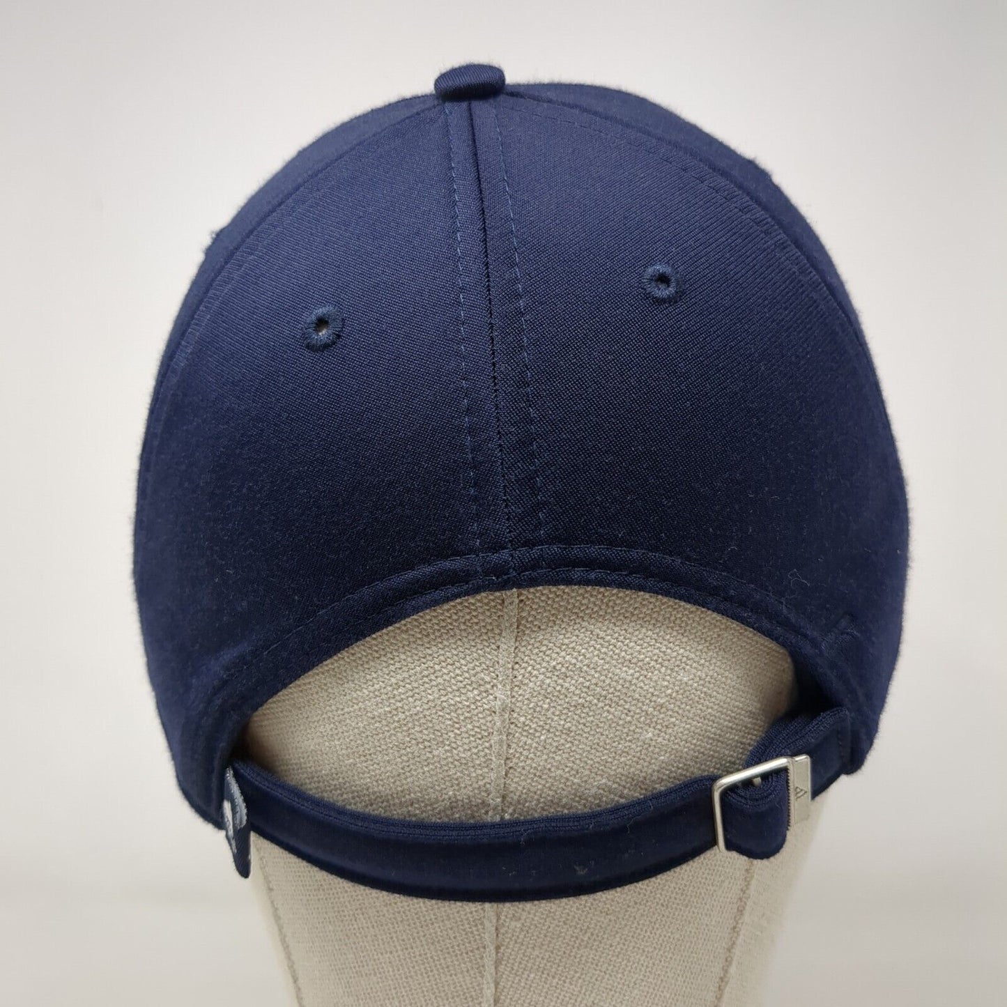 Adidas 3 Stripes Slideback Hat Blue One Size Adjustable Embroidered