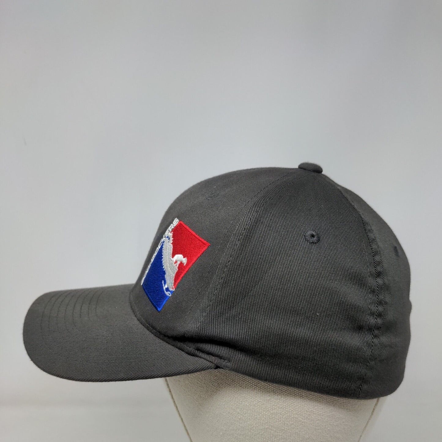 Boondockers Fitted Hat Gray S/M Embroidered Flexfit 6 Panel Port Authority