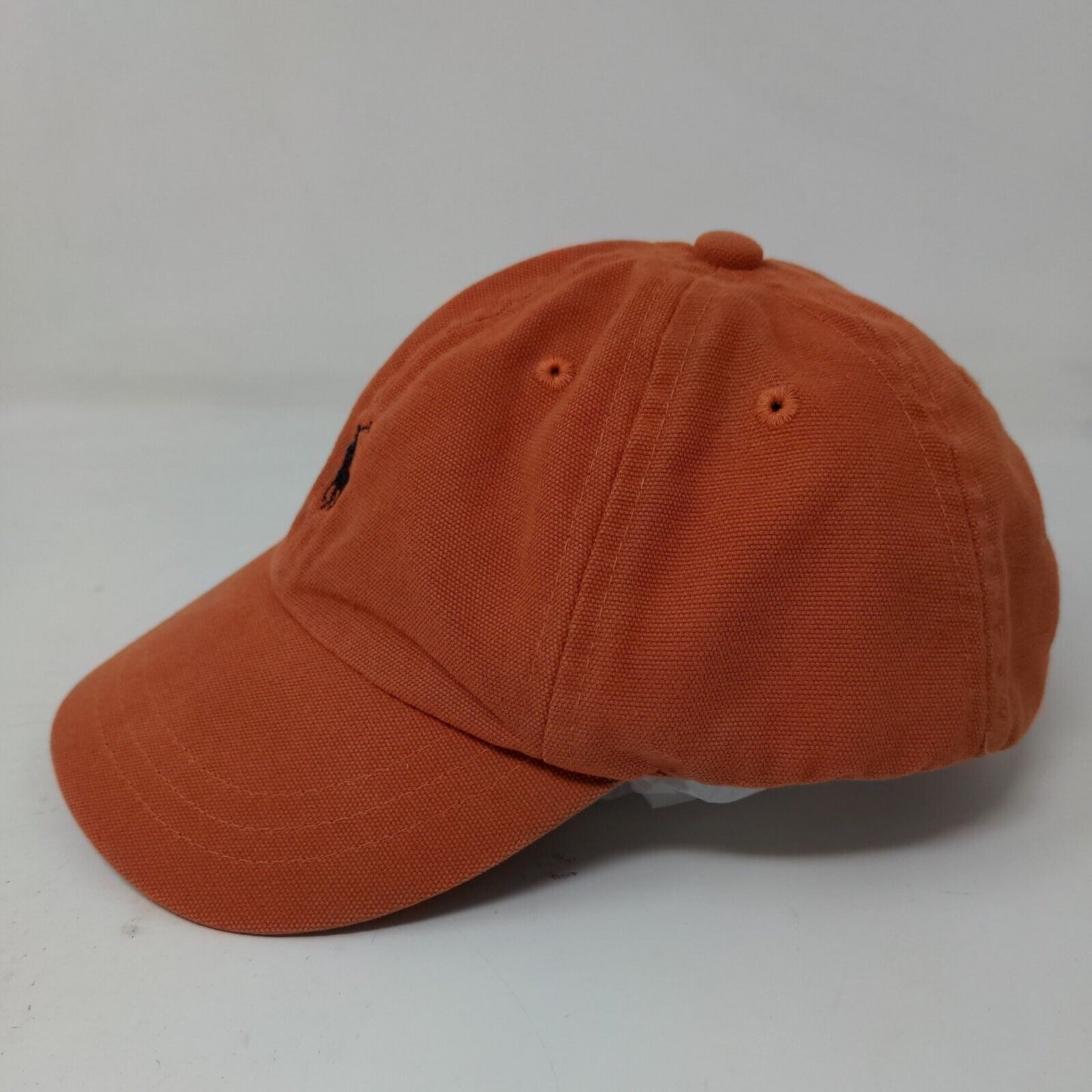 Polo Ralph Lauren Baby Hat Orange Embroidered Pony Logo 100% Cotton