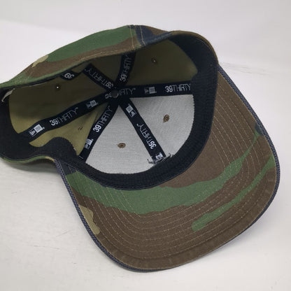 New Era 39THIRTY Baseball Cap Green Camo M Robinson Fresh Stretch Fit Hat