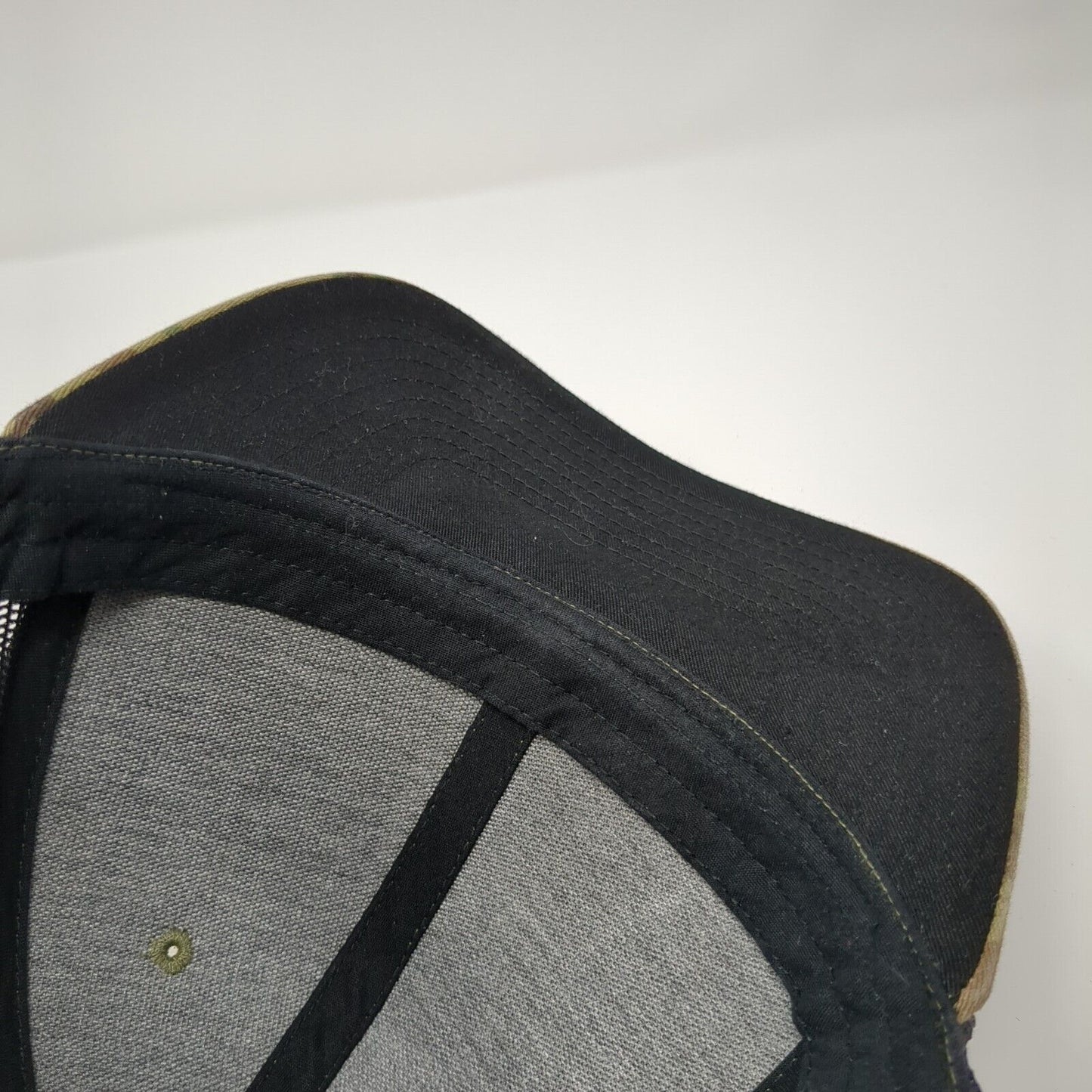 The Classics Yupoong Snapback Trucker Hat Camouflage One Size Mesh Back