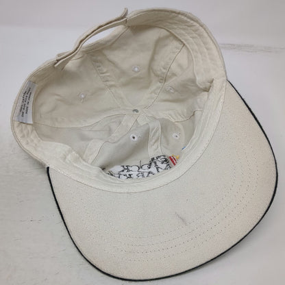 Beige Baseball Cap The Stock Market Game Logo Embroidered Cotton Hat Vintage