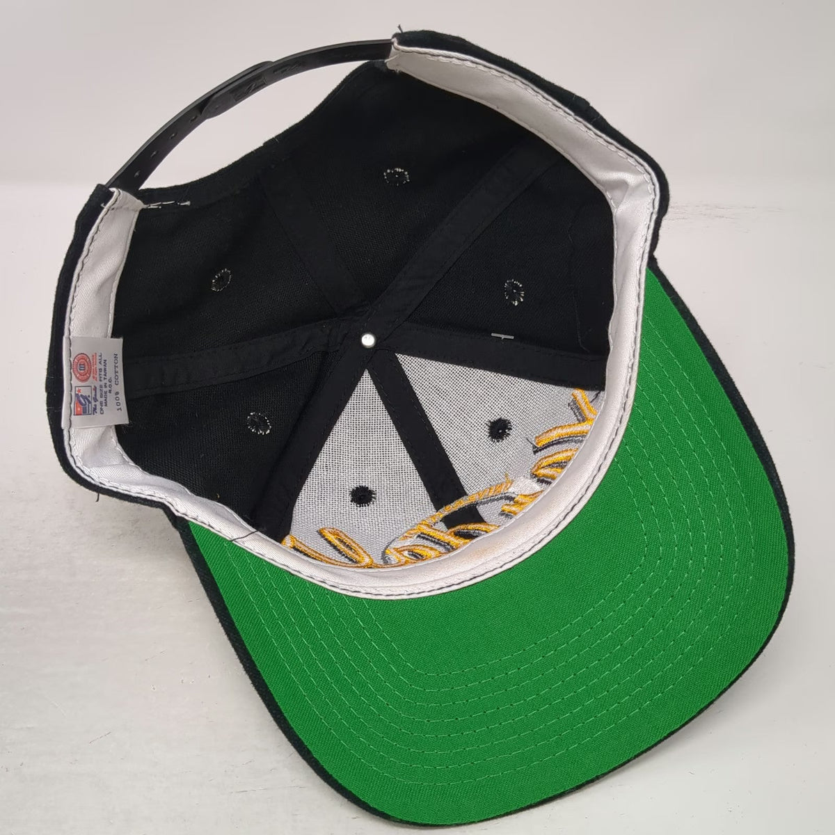 Idaho Vandals NCAA The Game Snapback Hat Black One Size Green Underbrim Script