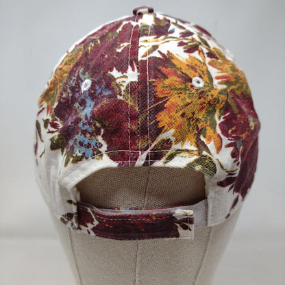 Unbranded Strapback Hat Multicolor OSFM Adjustable Floral 6 Panel