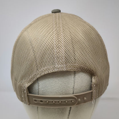 Outdoor Cap Trucker Hat Gray One Size Team Elk RMEF Mesh Snapback Hunting Logo