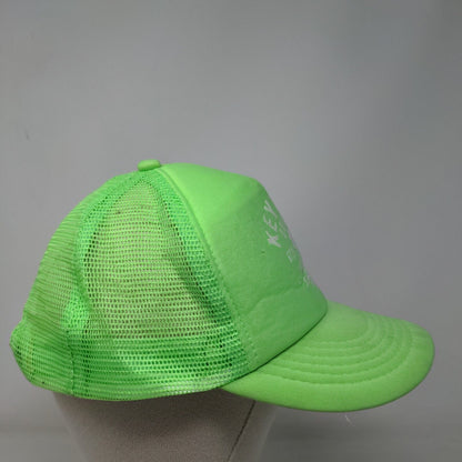 Key West Original Snapback Mesh Back Trucker Hat Green OSFA Adjustable
