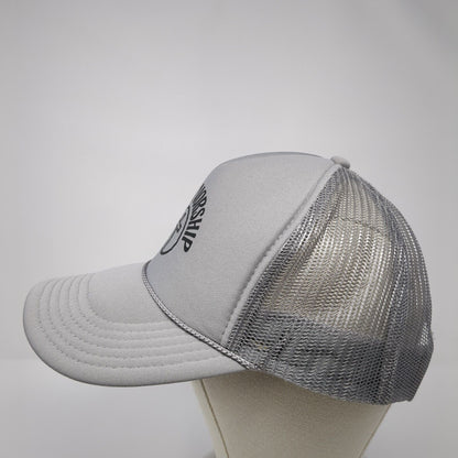 Let Us Worship Snapback Rope Trucker Hat Gray One Size Mesh Back Otto