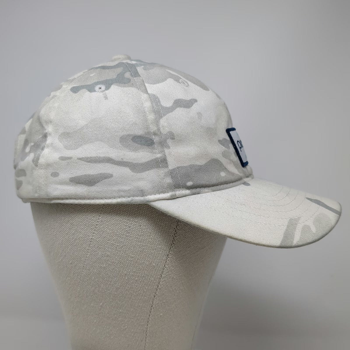 Ping Baseball Cap White Camo One Size Slideback Golf Play Your Best Patch Hat
