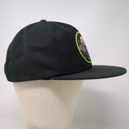 Rick and Morty 5 Panel Black Hat One Size Snapback Space Cruiser Green Visor