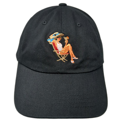 Yupoong Baseball Cap Black One Size Scandals 2022 Woman Beach Chair Graphic Hat