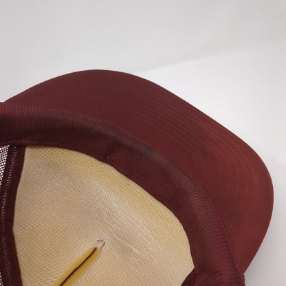 Gott's To Go Snapback Mesh Back Rope Trucker Hat Red One Size Nissin