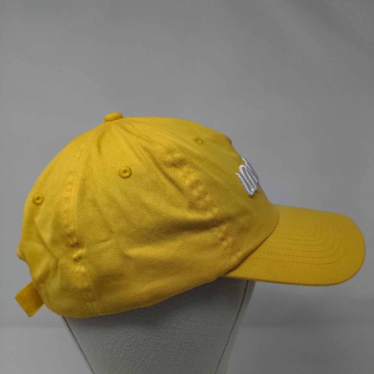 Love On Strapback Hat Yellow OSFM Adjustable Embroidered 6 Panel Hit Cotton