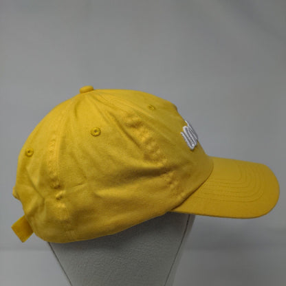 Love On Strapback Hat Yellow OSFM Adjustable Embroidered 6 Panel Hit Cotton