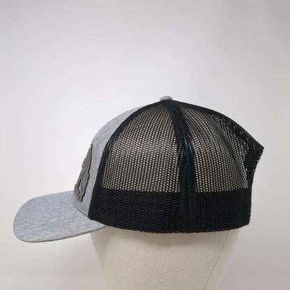 Sasquatch Bigfoot Snapback Trucker Hat Gray OS Adjustable Mesh Back Outdoor Cap