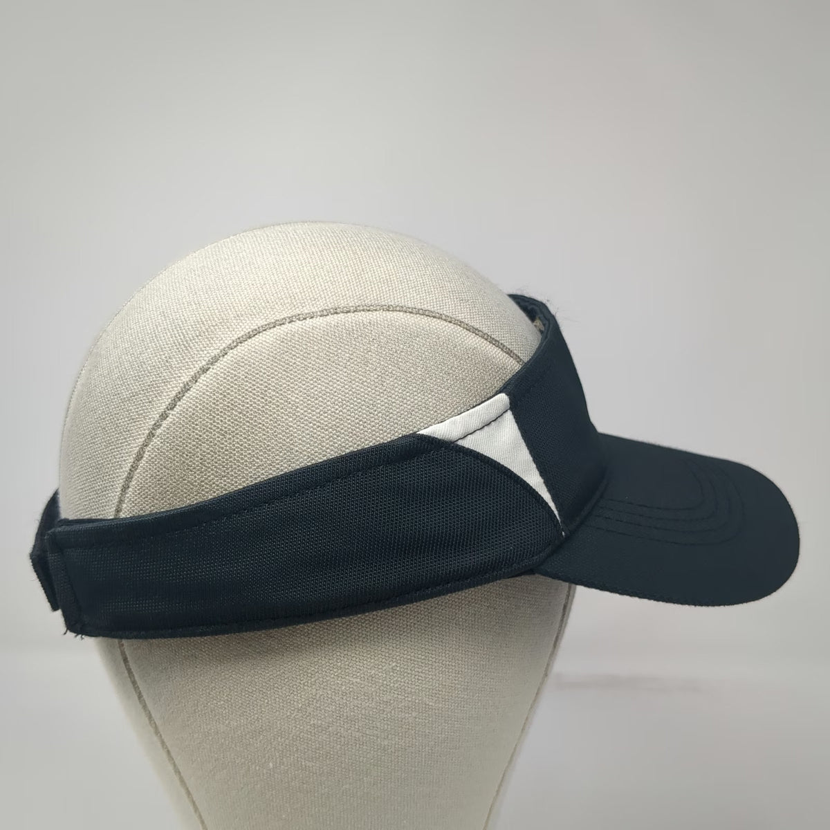 Sport-Tek Visor Black One Size Family 20 Embroidery Contrast Side Panels Hat