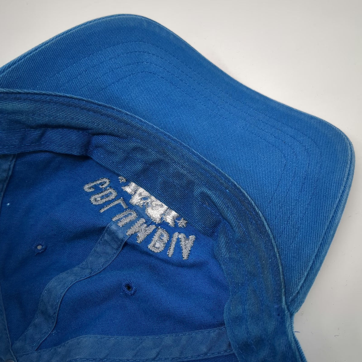 Columbia Baseball Cap Blue One Size Slideback Hat CSC USA Sportswear Cotton Logo