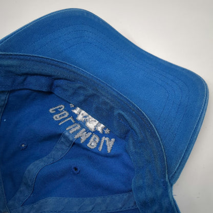 Columbia Baseball Cap Blue One Size Slideback Hat CSC USA Sportswear Cotton Logo