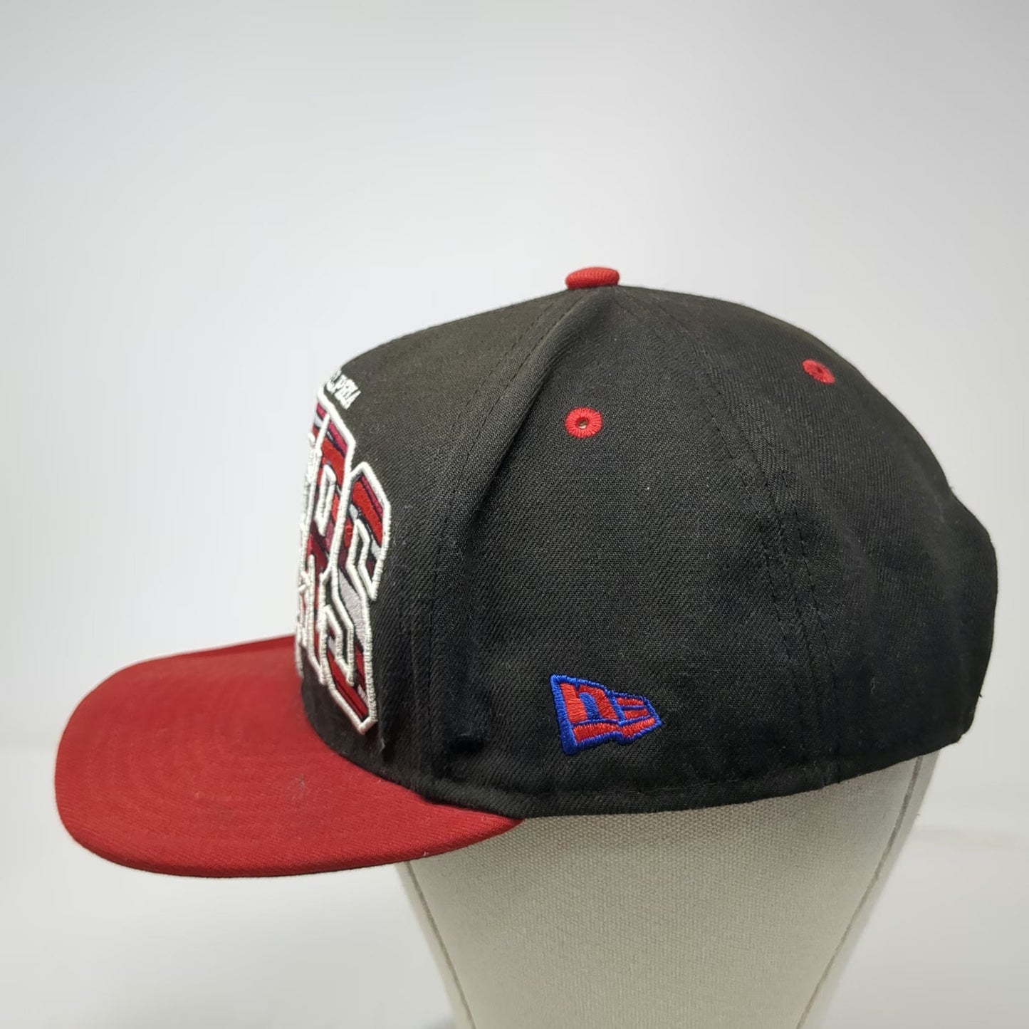 New Era Philadelphia 76ers Snapback Hat Black Red One Size 9FIFTY NBA Hardwood