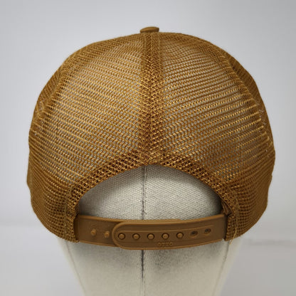 Otto Trucker Hat Brown One Size PSC Producers Supply Co-op Rope Mesh Snapback