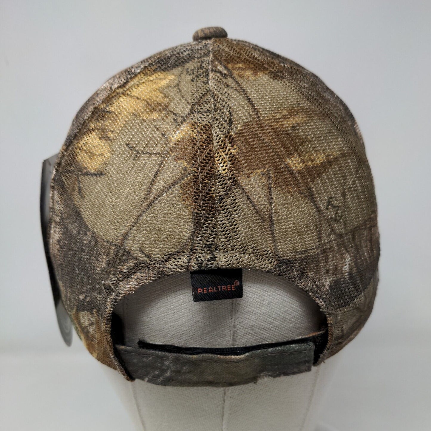 ADM Strapback Mesh Back Trucker Hat Camo OSFM Realtree W/Tags