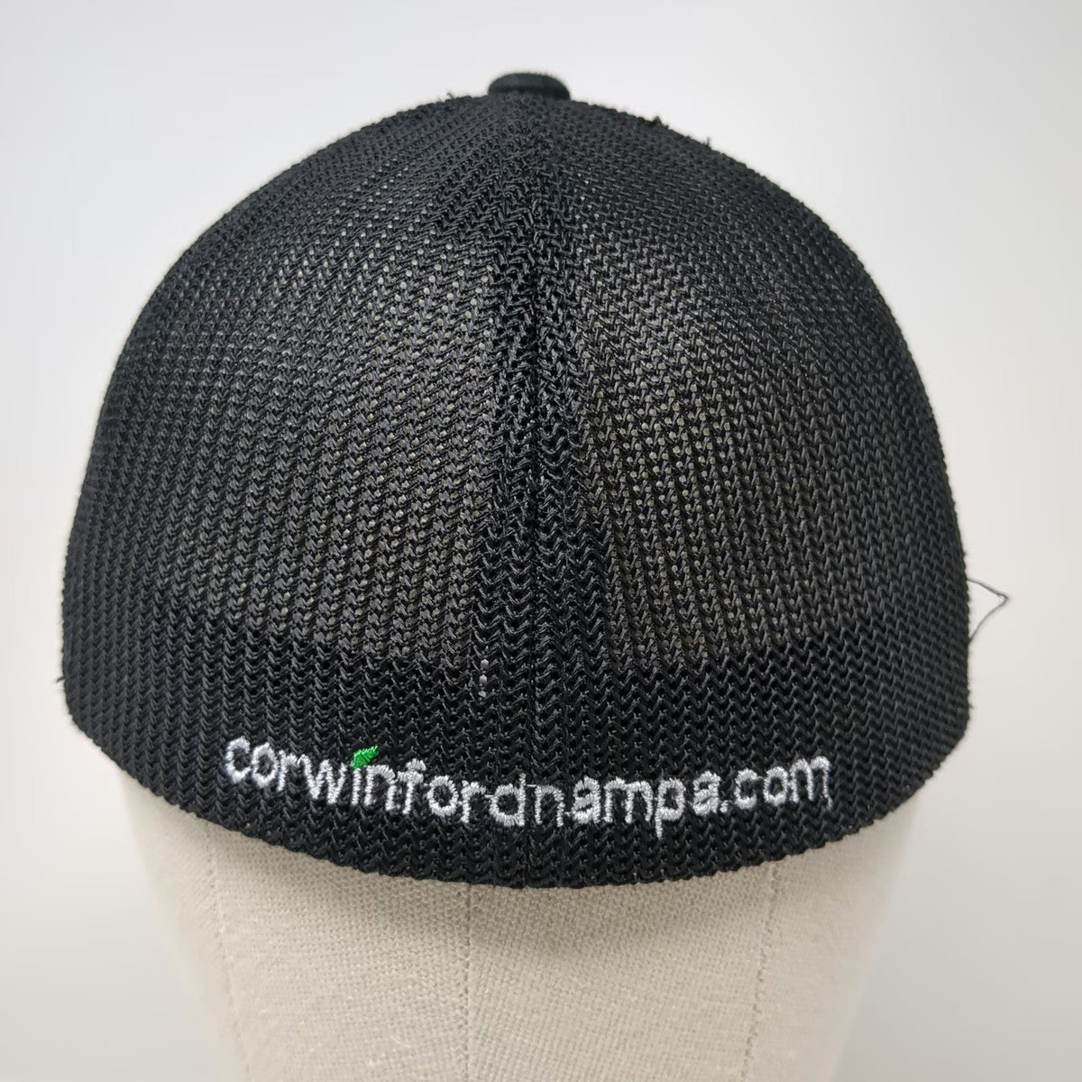 Port Authority Baseball Cap Black M Mesh Back Flexfit Corwin Ford Nampa Hat