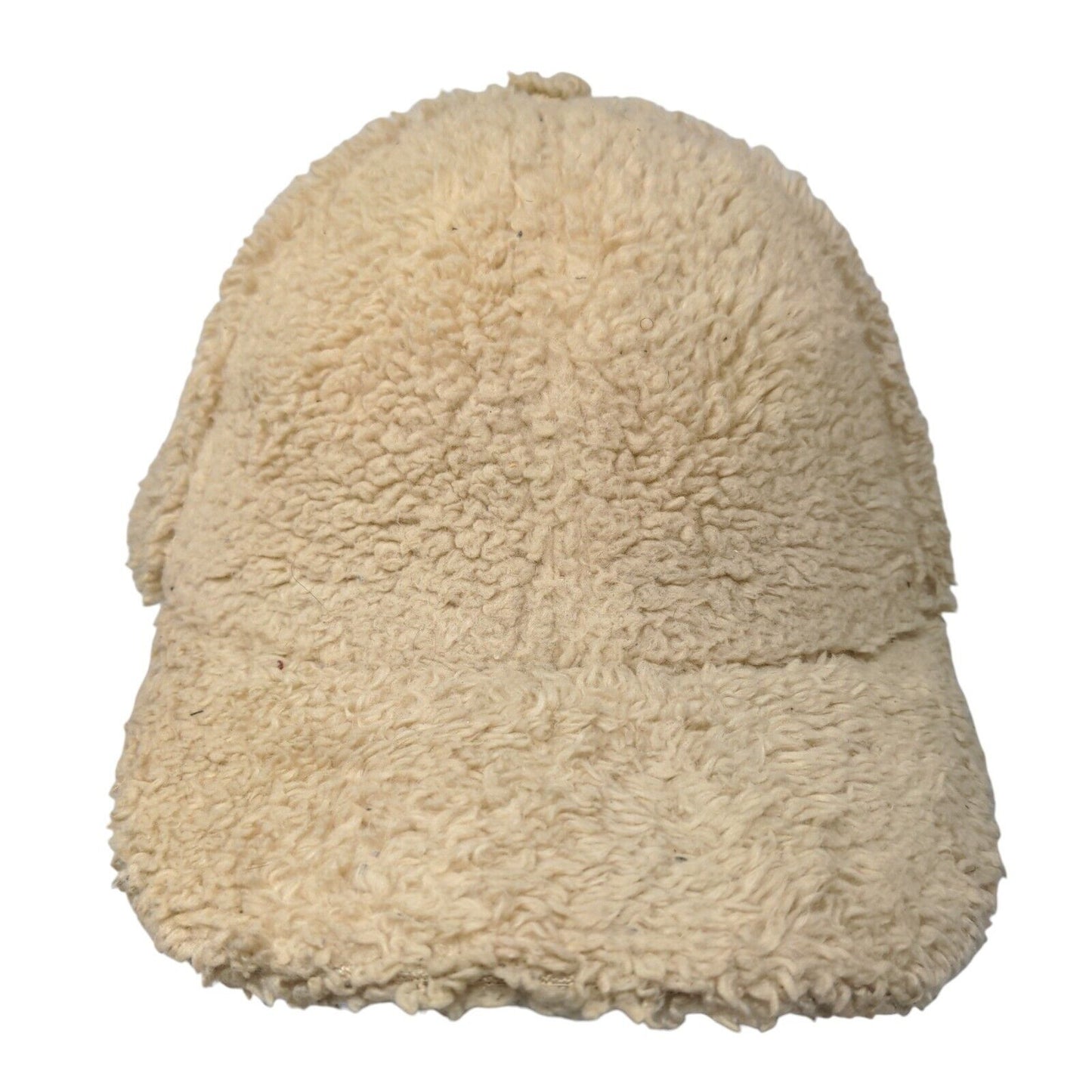 Unbranded Slideback Fleece Hat Tan OSFM Adjustable 6 Panel Blank