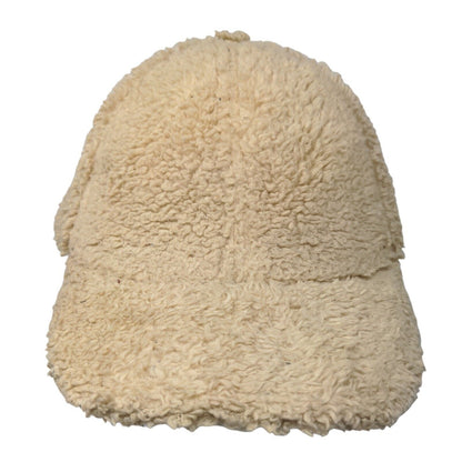 Unbranded Slideback Fleece Hat Tan OSFM Adjustable 6 Panel Blank