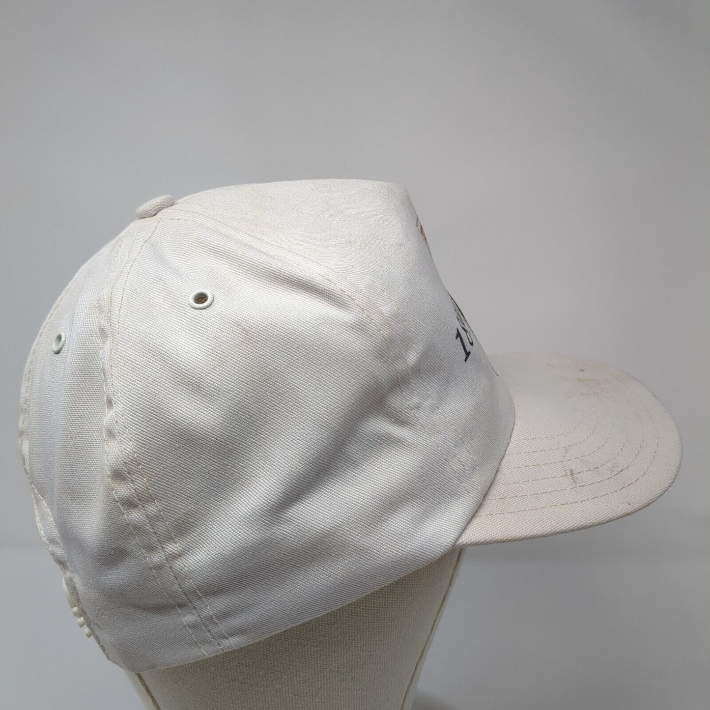 Idaho USA 25 1890-1990 Snapback Hat White One Size Adjustable Vented Holes