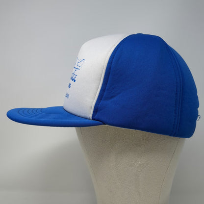 Crown Cap 5 Panel Blue One Size Tanaku Lodge Alaska Sportfishing Snapback Hat