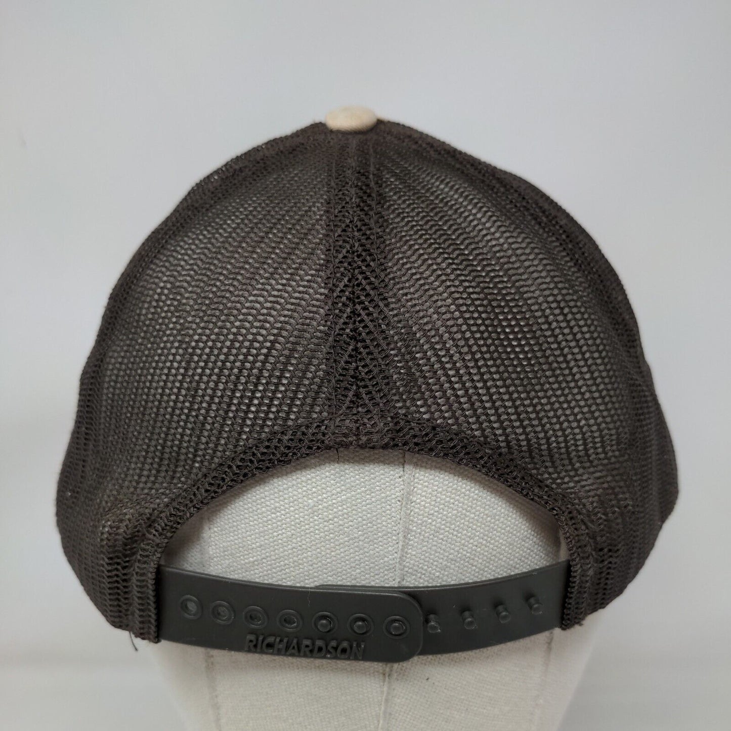 Local Boy Outfitters Patch Snapback Mesh Back Trucker Hat Tan One Size