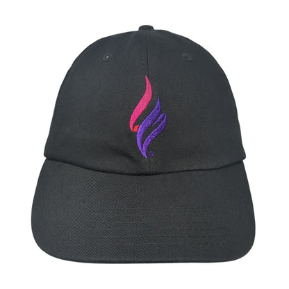 Brain Boss Slideback Hat Black One Size Adjustable Embroidered Logo