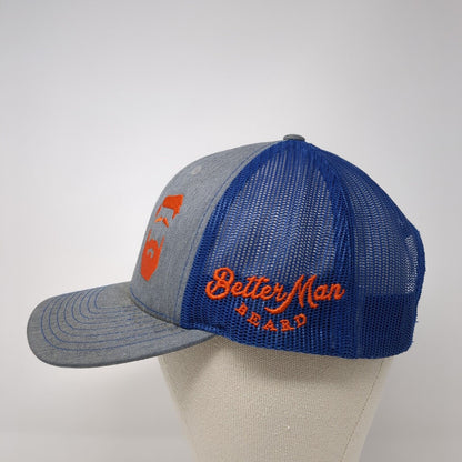Better Man Beard Snapback Trucker Hat Multicolor OS Adjustable Mesh Richardson
