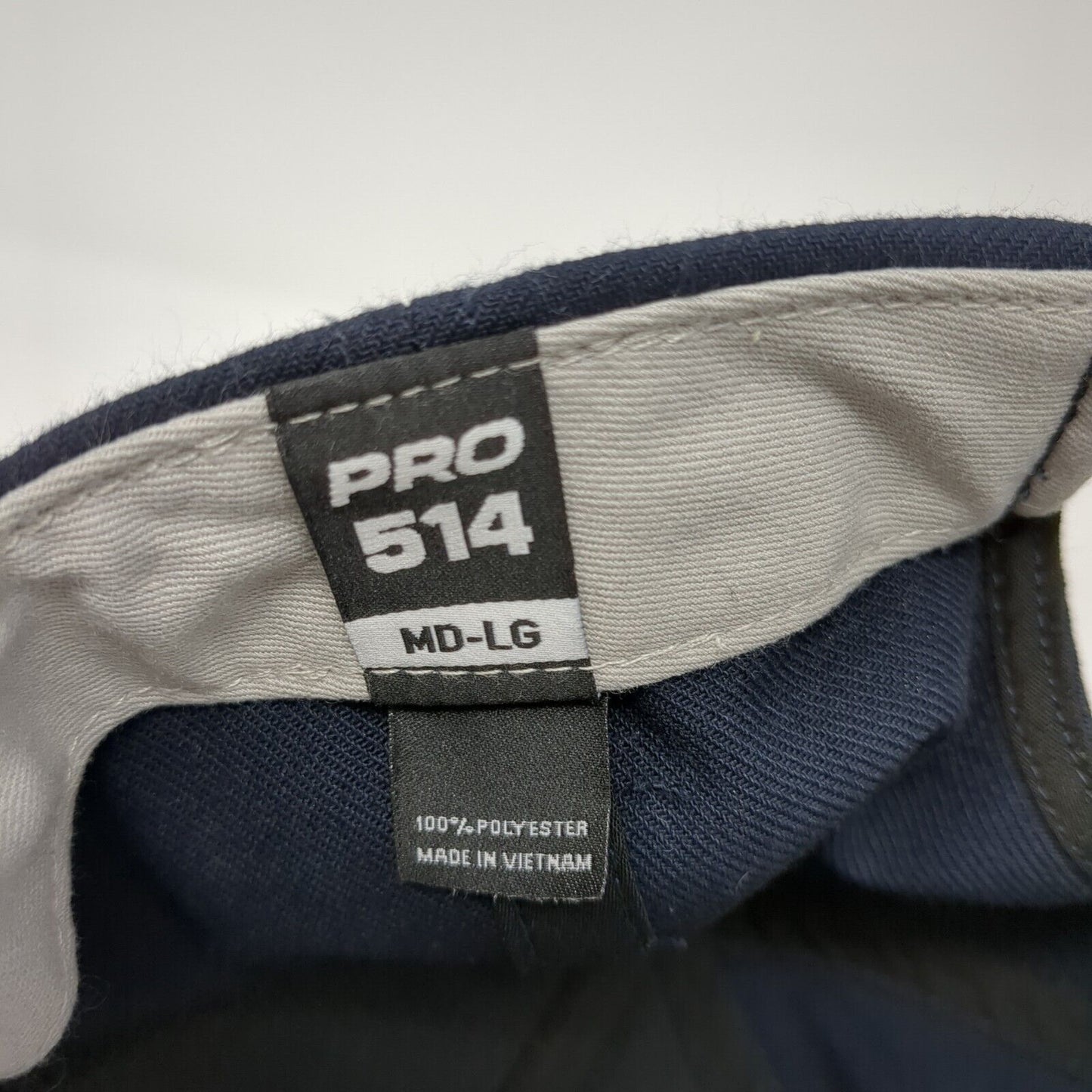 SB Strapback Hat Blue M/L Embroidered Adjustable Richardson Pro 514