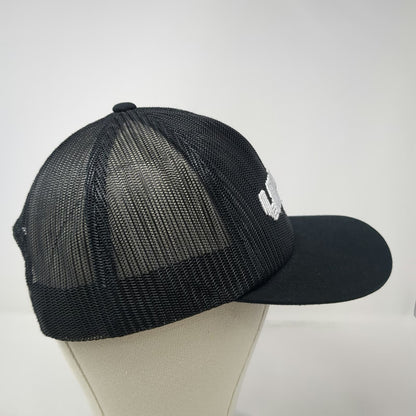Yupoong LIV Golf Trucker Hat Black One Size Mesh Snapback Structured Logo Cap