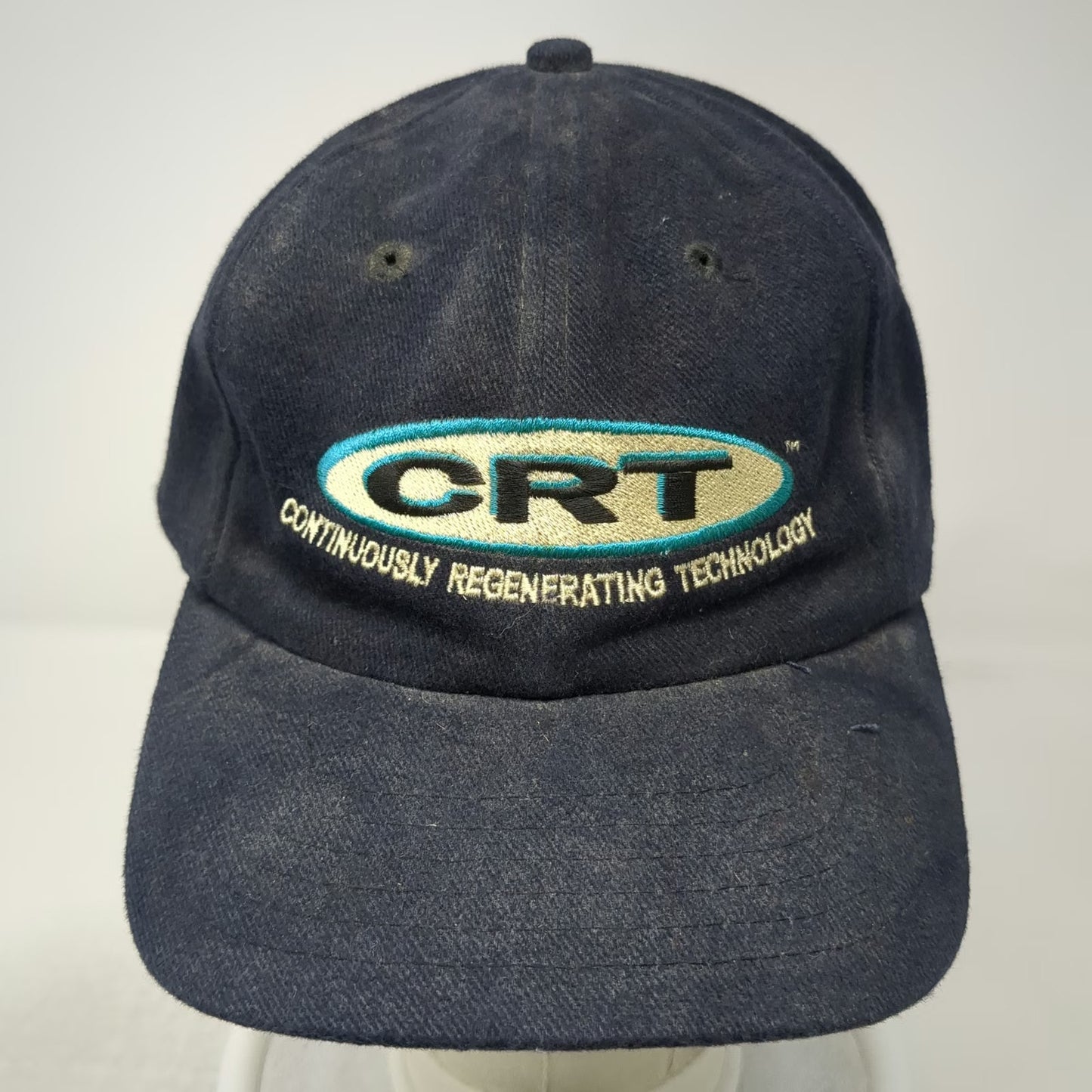 Bullet Line Baseball Cap Blue One Size Johnson Matthey JM CRT Logo Slideback Hat