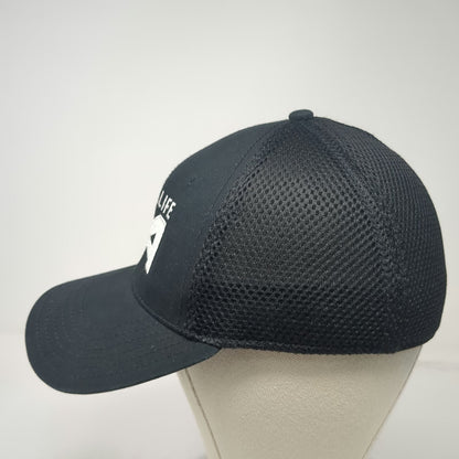 A-Flex Herbalife 24 Baseball Cap Black XL Fitted Mesh Back Embroidered Hat