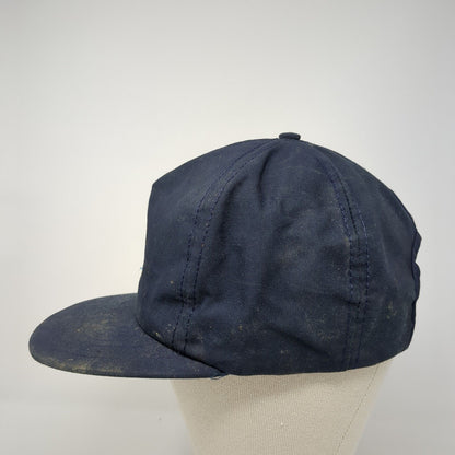 Albertsons Snapback Hat Blue One Size Adjustable Embroidered Cintas