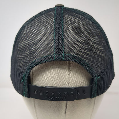 Richardson Trucker Hat Green One Size Camo Mesh Back Snapback Mission43 Idaho