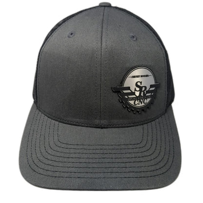 Richardson 112 Trucker Hat Gray One Size Mesh Back Snapback CNC Logo Adjustable