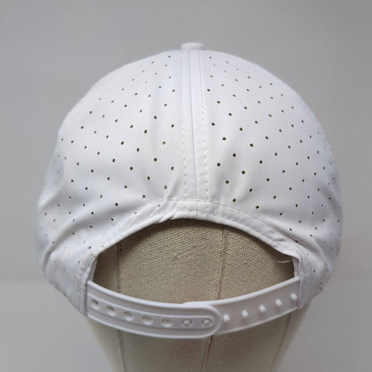 RC 1917 Snapback Rope Hat White One Size Laser Cut Solid Good Boy Golf