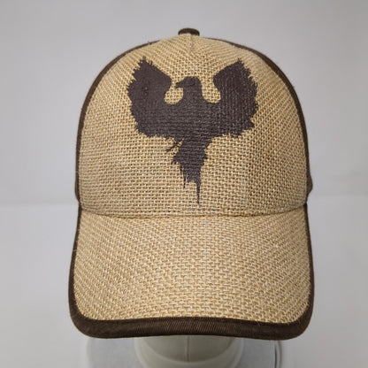 Eagle Strapback Hat Brown One Size Adjustable Colorblock Pugs Outdoor