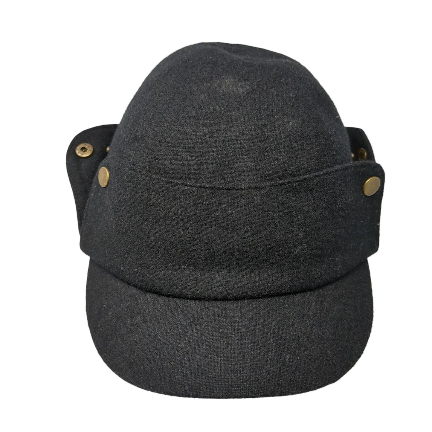 Jessica Simpson Fitted Hat Black One Size Ear Flap Solid Blank Outdoor