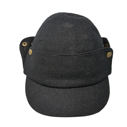 Jessica Simpson Fitted Hat Black One Size Ear Flap Solid Blank Outdoor