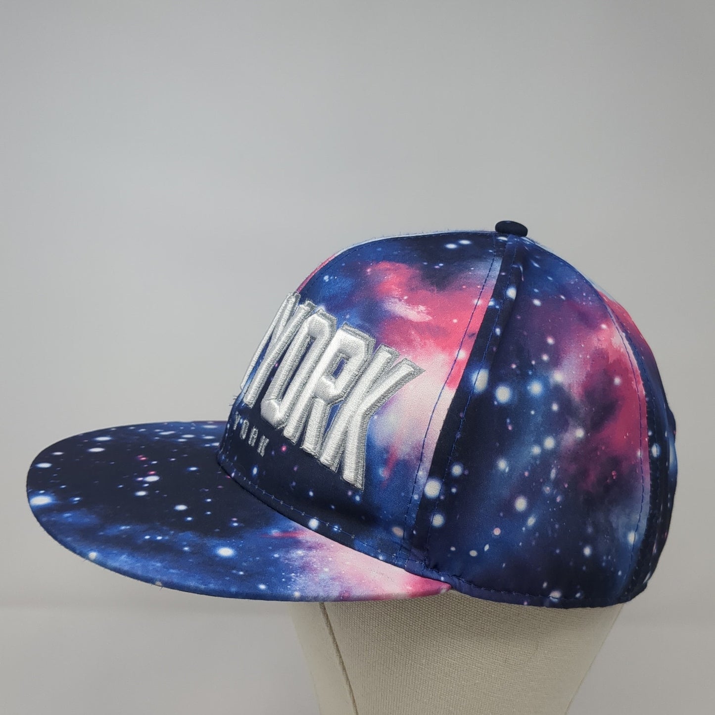 New York Snapback Hat Multicolor OS Adjustable Embroidered Galaxy Fashion Cap