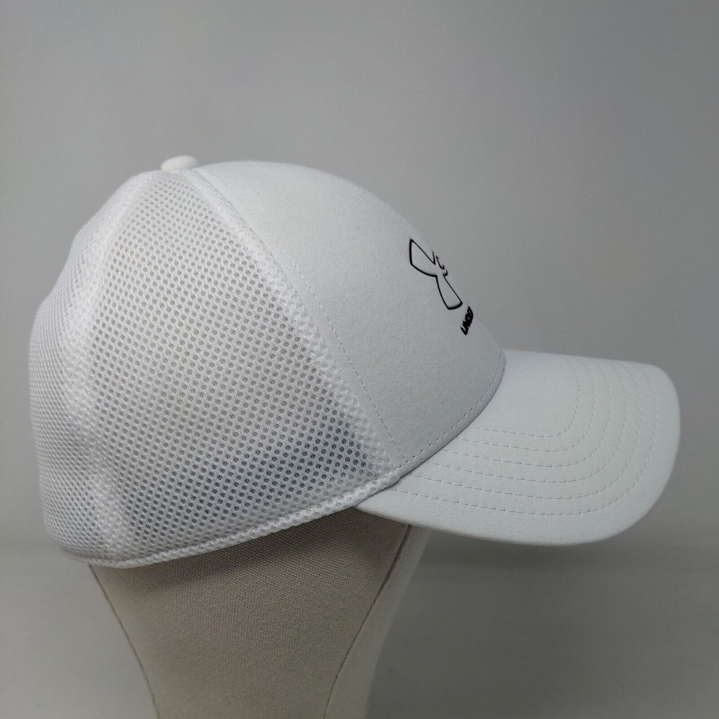 Under Armour Men's Fitted Iso Chill Hat White Size L/XL Logo