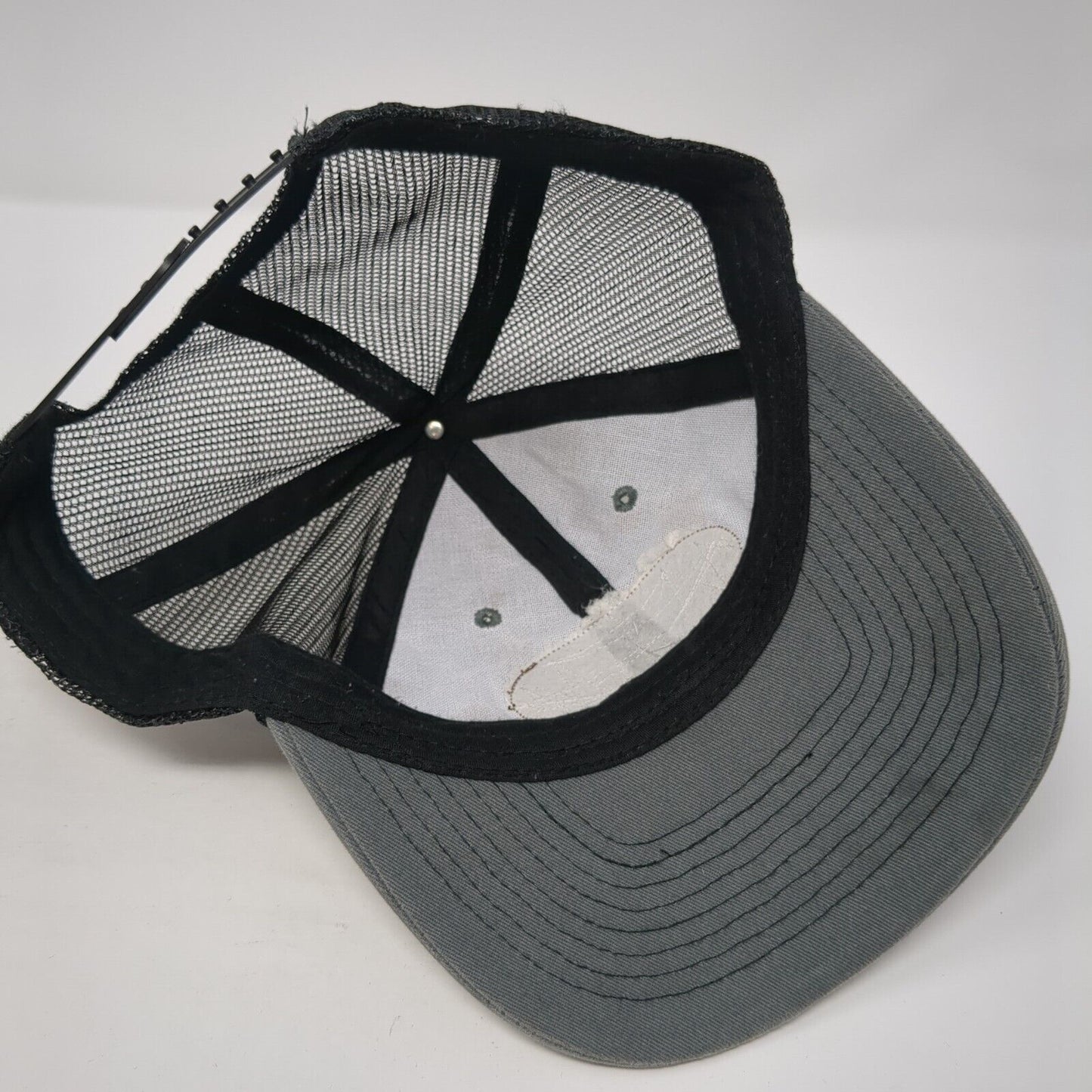 Western Trailers Boise Idaho Snapback Trucker Hat Gray OS Adjustable Mesh Back