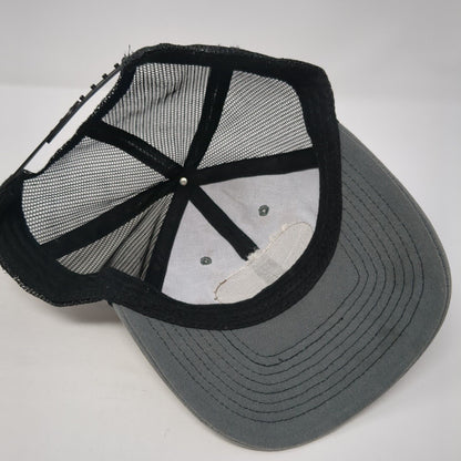 Western Trailers Boise Idaho Snapback Trucker Hat Gray OS Adjustable Mesh Back